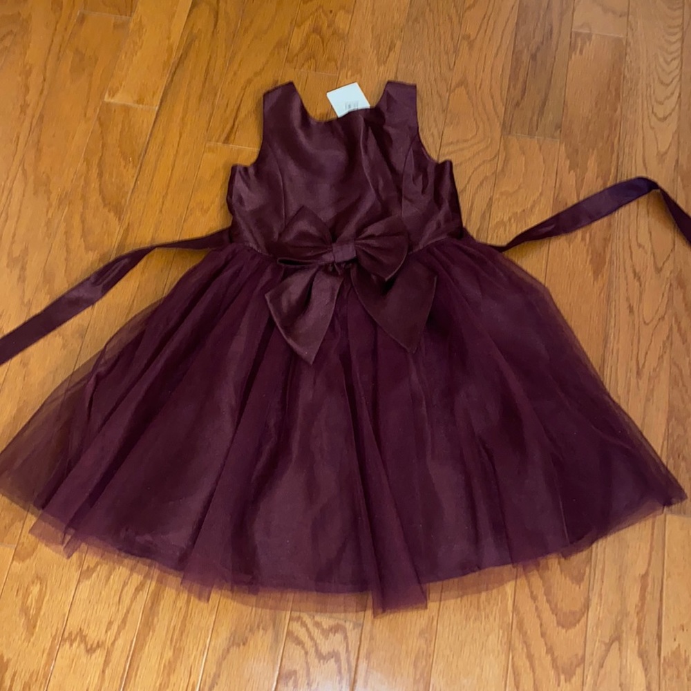 NWT plum tulle Zunie dress sz 6